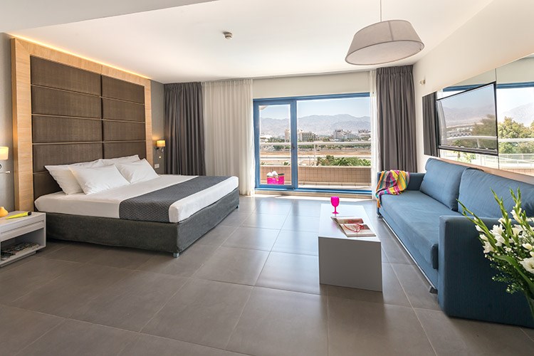 Superior with a Balcony and Pool View