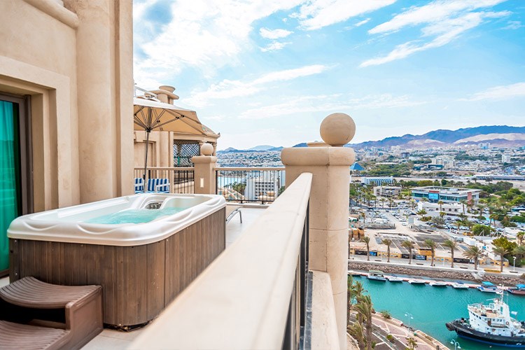 Sheba Suites with square Jacuzzi